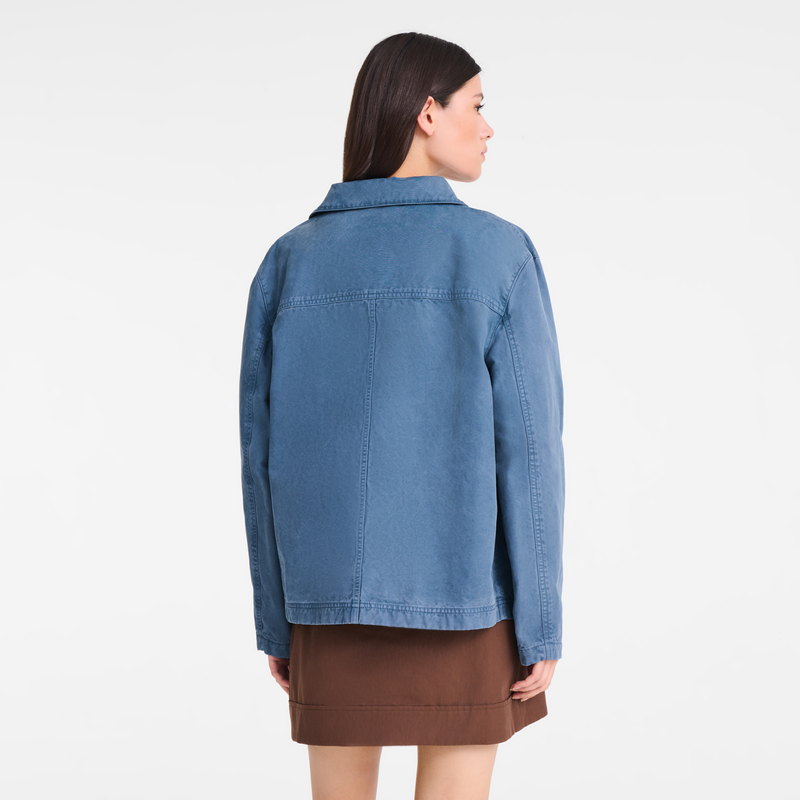 Jacket , Slate - Overdyed cotton  - View 3 of  5