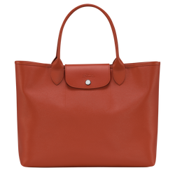 Le Pliage City L Tote bag , Terracotta - Canvas