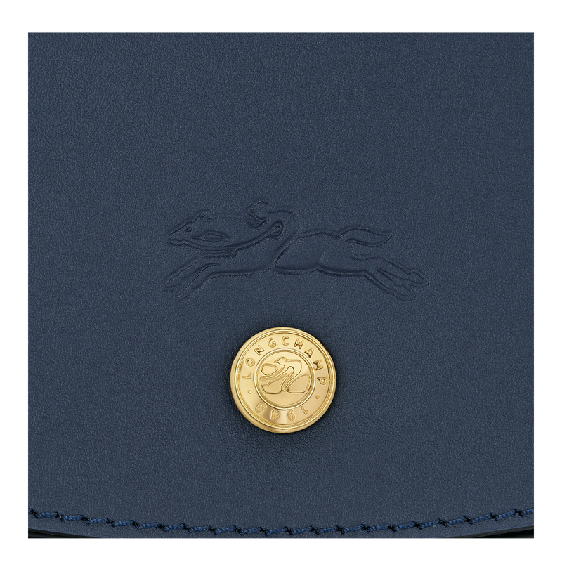 &Eacute;pure S Crossbody bag , Navy - Leather  - View 6 of  6