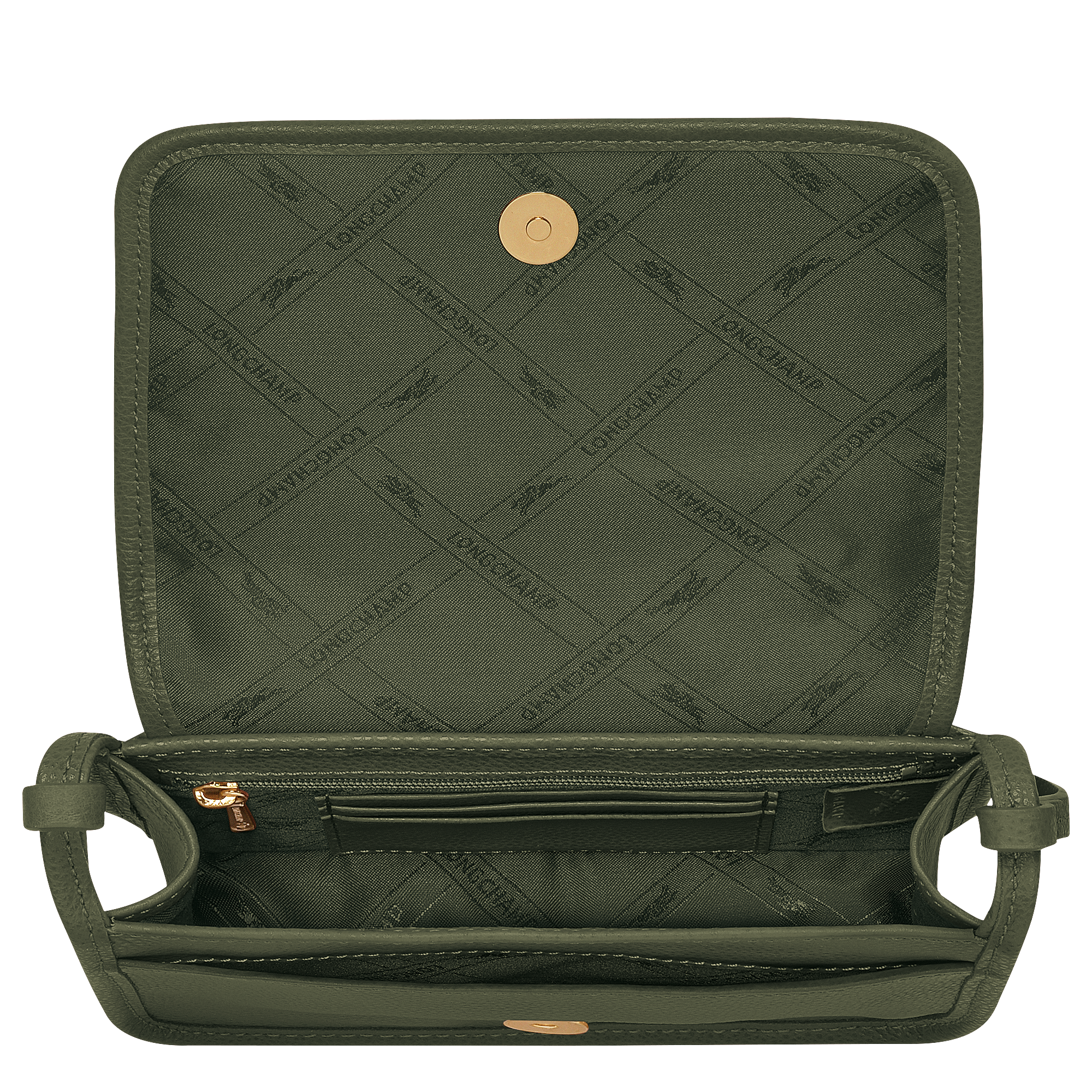 Clutch XS, Khaki - View 5 of 
        6 - zoom in Le Foulonné Clutch XS, Khaki