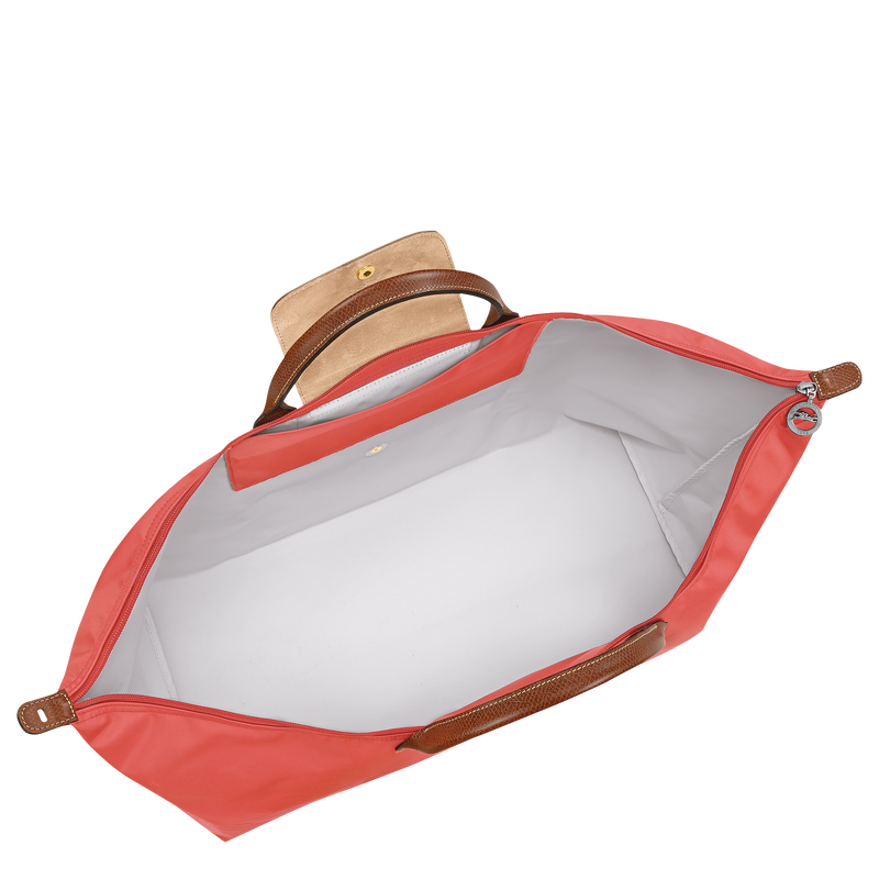 Le Pliage Original XL Travel bag , Strawberry - Recycled canvas  - View 4 of  6