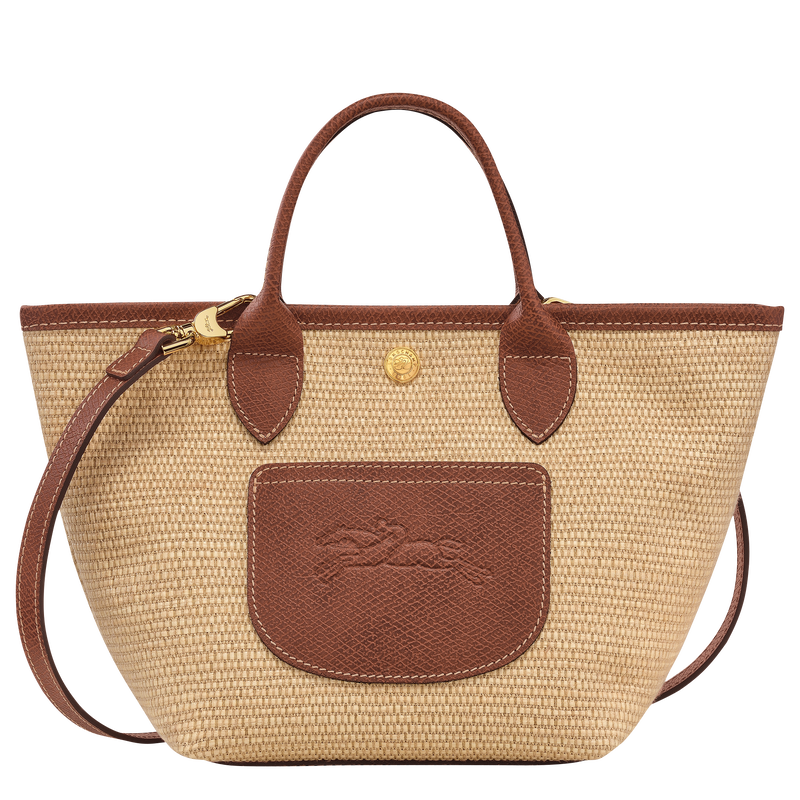 Le Pliage Collection XS Basket bag , Brown - Canvas  - View 1 of  6