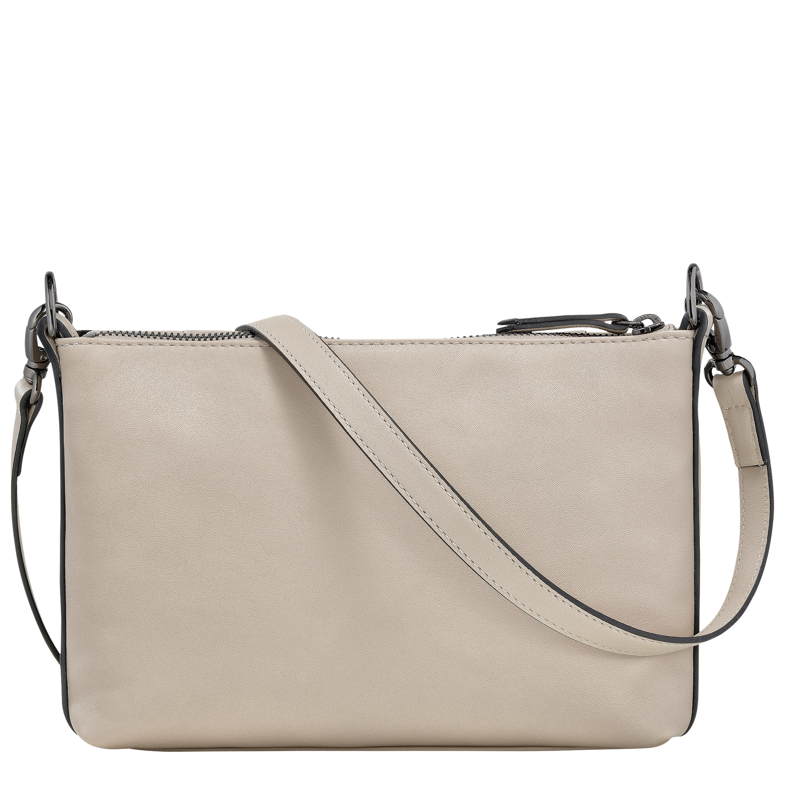 Grey leather crossbody handbag hotsell