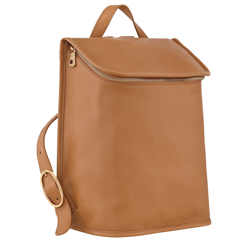 Le Foulonn&eacute; M Backpack , Pecan - Leather  - View 2 of  5