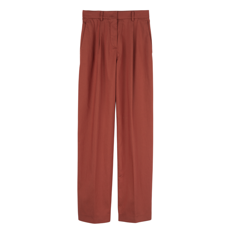 Trousers , Terracotta - Gabardine  - View 1 of  1