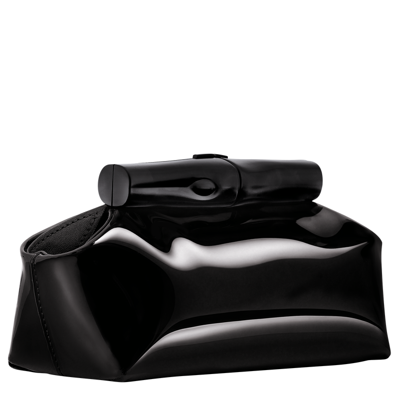 Le Roseau S Pouch , Black - Leather  - View 3 of  7