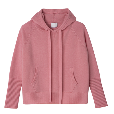 Hoodie jumper , Marshmallow - Knit