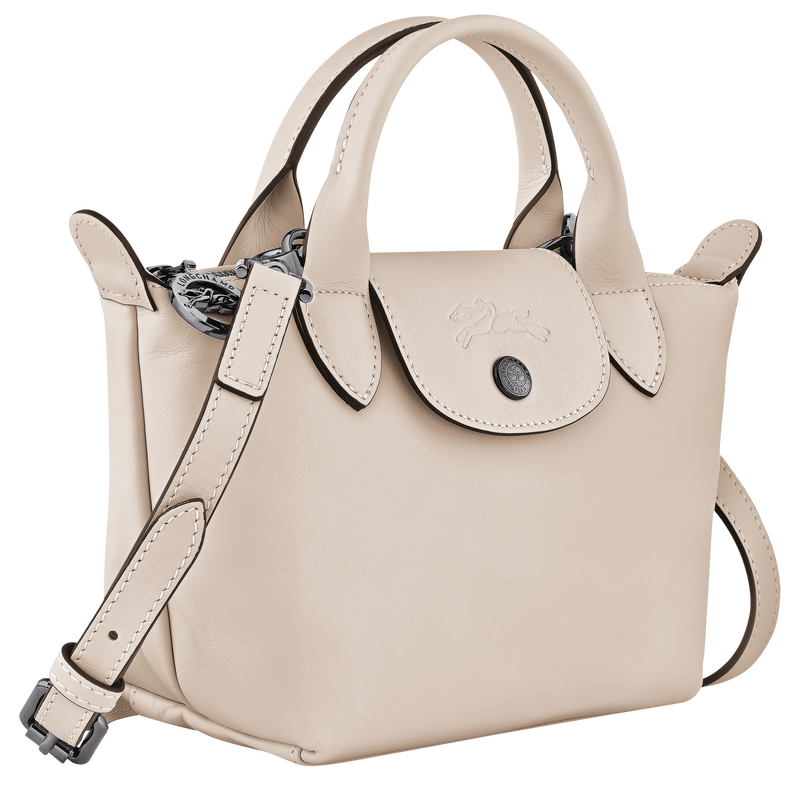 Le Pliage Xtra XS Handbag , Paper - Leather  - View 3 of  6