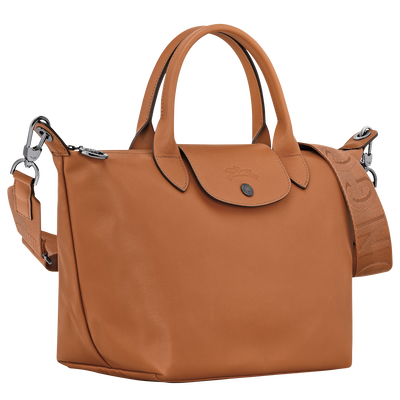 Le Pliage Xtra S Handbag , Cashew - Leather