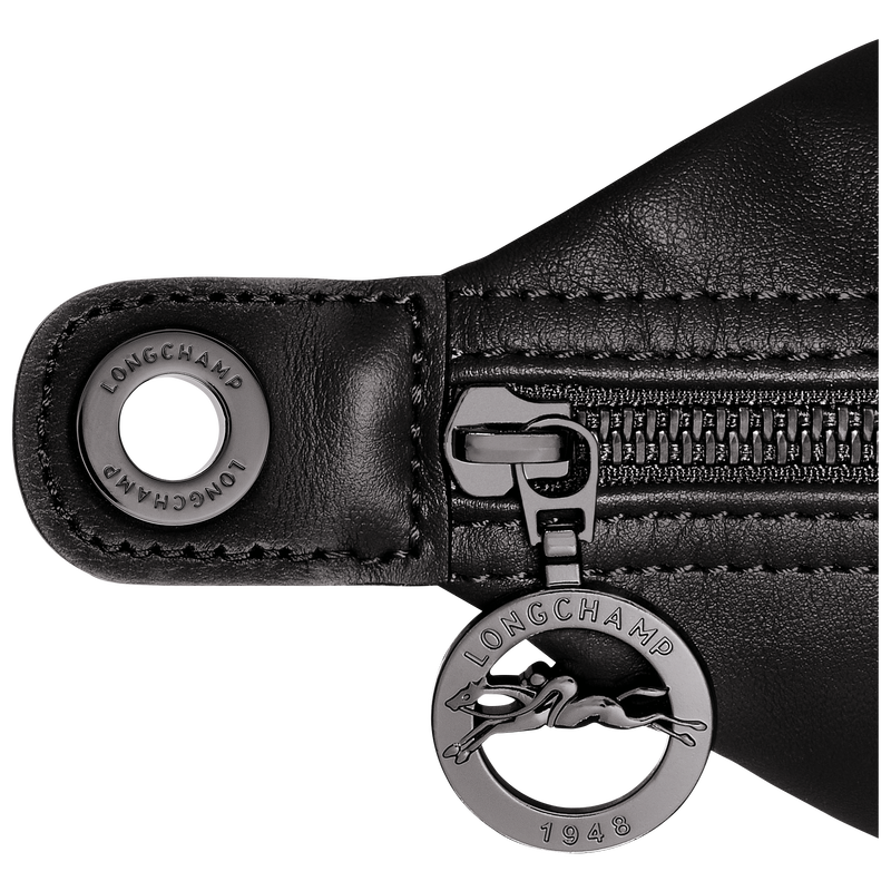 Le Pliage Xtra S Hobo bag , Black - Leather  - View 6 of  6