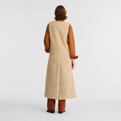 null Long cardigan, Ecru