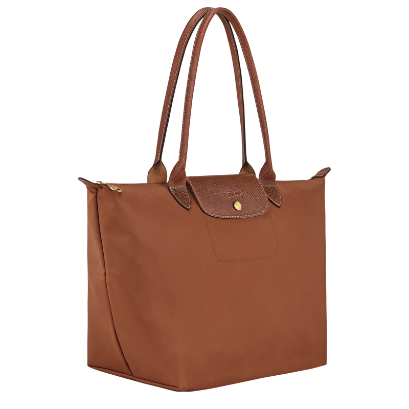 Le Pliage Original L Tote bag , Cognac - Recycled canvas  - View 3 of  7