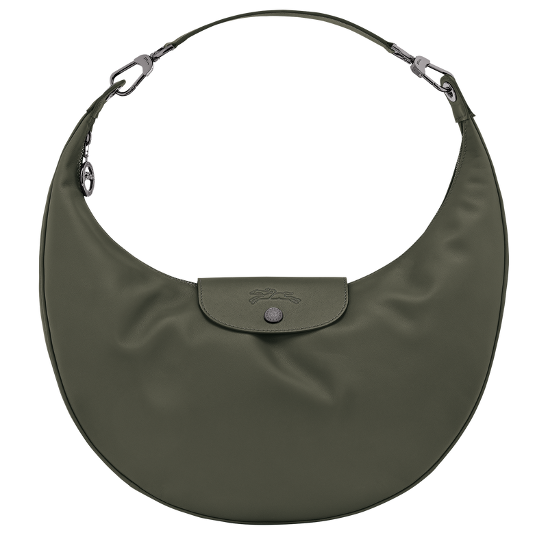 Le Pliage Xtra Shoulder bag , Fir - Leather  - View 1 of  6