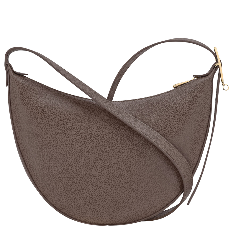 Le Foulonn&eacute; S Crossbody bag , Taupe - Leather  - View 4 of  6