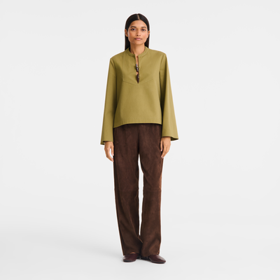 Shirt , Lichen - Cotton poplin