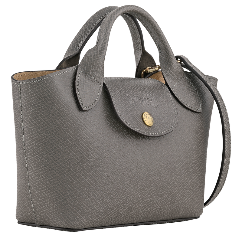 Épure XS Tote bag , Turtledove - Leather  - View 3 of  6