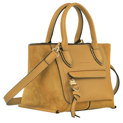 Mailbox S Handbag Honey Leather Longchamp TH