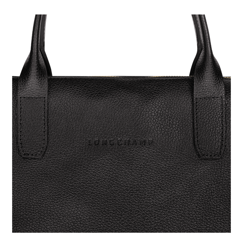 Le Foulonn&eacute; S Briefcase , Black - Leather  - View 5 of  5