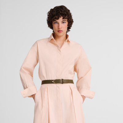 Le Foulonn&eacute; Ladies' belt , Caper - Leather