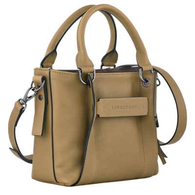 Longchamp 3D Handbag S, Tobacco