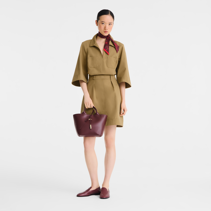 Le Roseau , Burgundy - Leather  - View 2 of  6