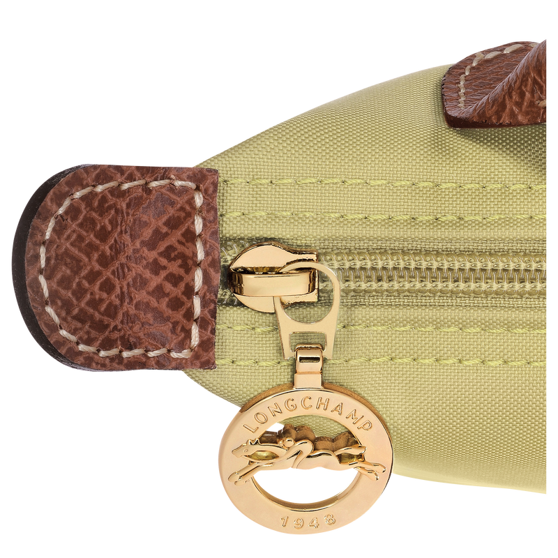 Le Pliage Original Pouch with handle , Pistachio - Recycled canvas  - View 6 of  6