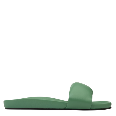 Roseau Mules , Mint - Leather