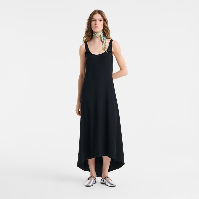 Dress , Black - Crepe  - View 2 of  3