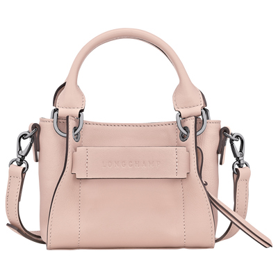 Longchamp 3D XS Handbag , Petal Pink - Leather