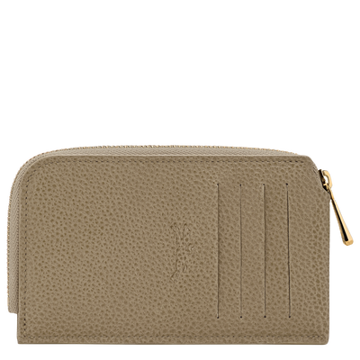 Le Foulonn&eacute; Card holder , Lichen - Leather