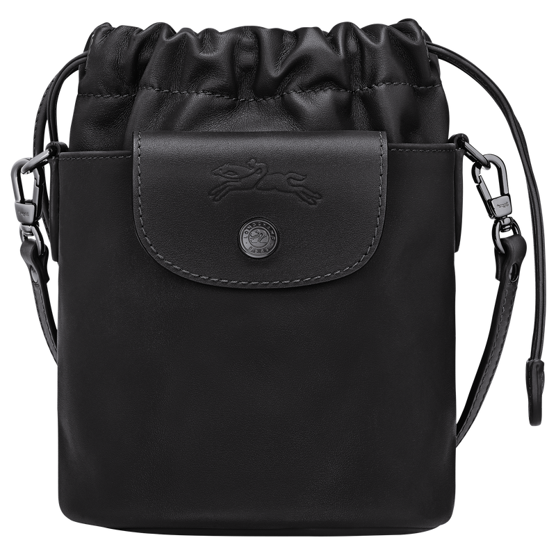 Le Pliage Xtra XS Bucket bag , Black - Leather  - View 1 of  6