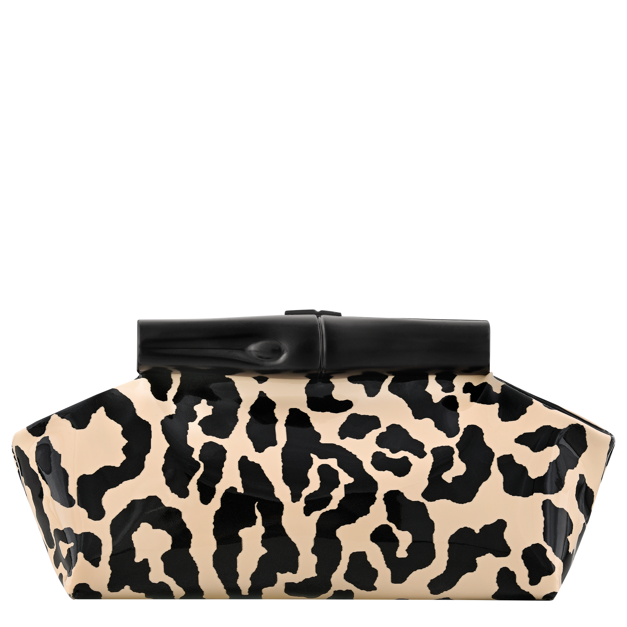 Le Roseau Pouch S, Black/Beige