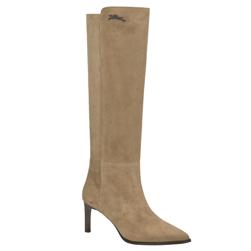 Elan Heel boots , Beige - Leather  - View 2 of  3