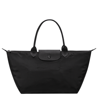 Le Pliage One L Handbag , Black - Recycled canvas