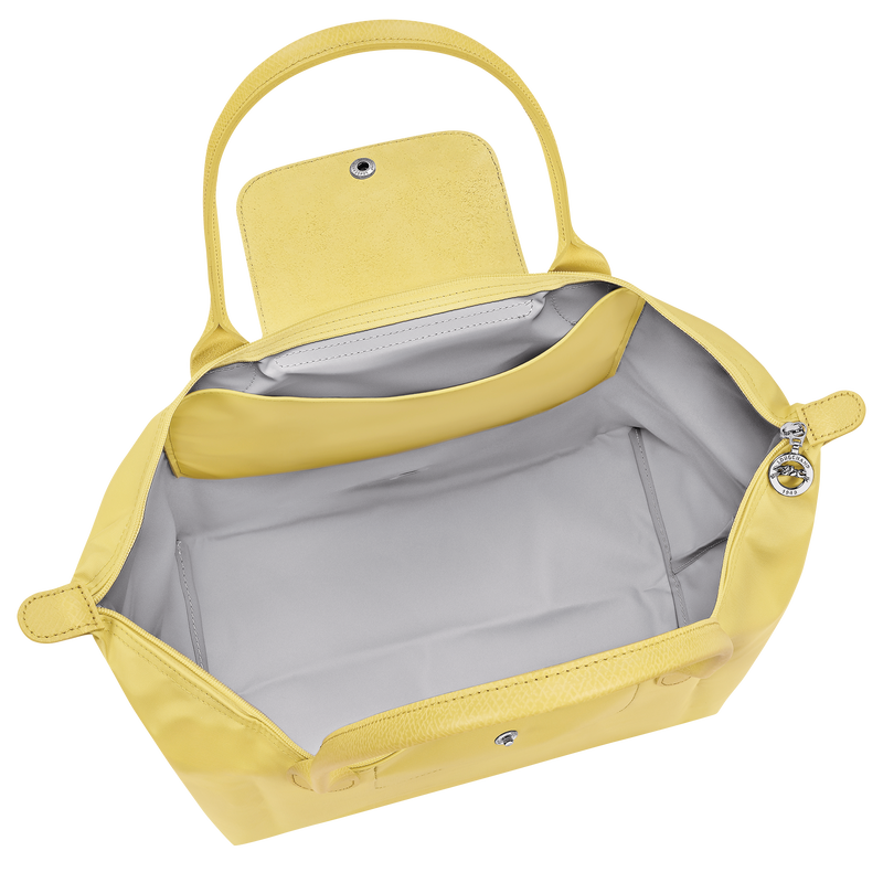 Le Pliage One L Tote bag , Lime - Canvas  - View 4 of  6