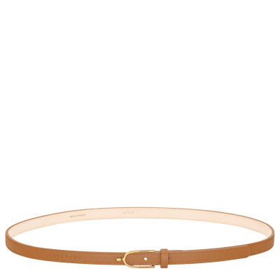 Le Foulonn&eacute; Ladies' belt , Pecan - Leather