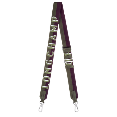 Longchamp Shadow Shoulder strap , Laurel - Canvas