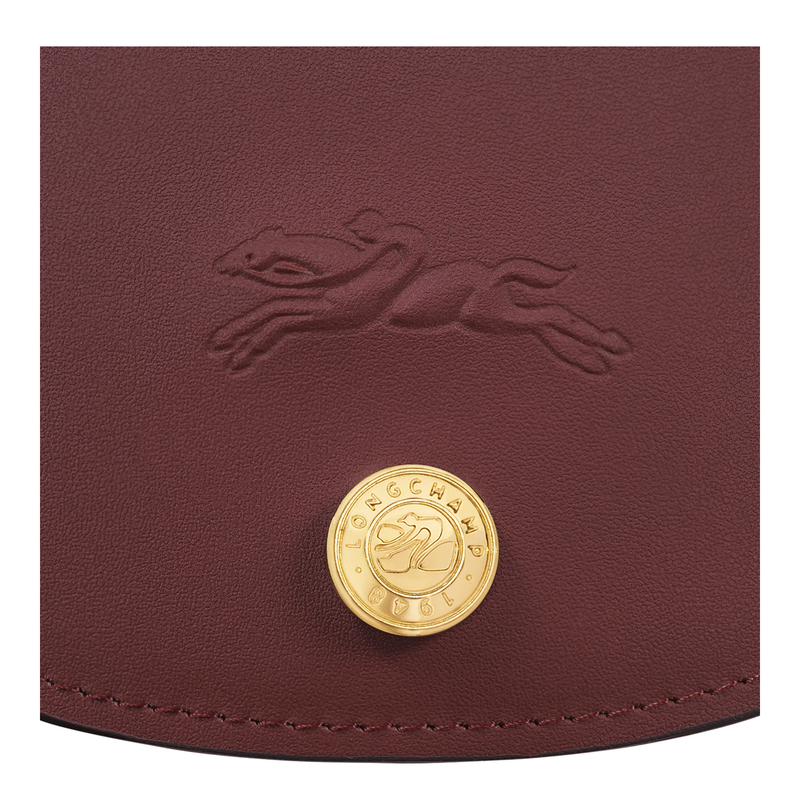 &Eacute;pure Card holder , Burgundy - Leather  - View 3 of  3