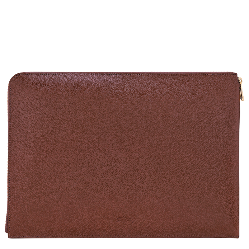 Le Foulonn&eacute; Laptop case , Coffee - Leather  - View 2 of  2