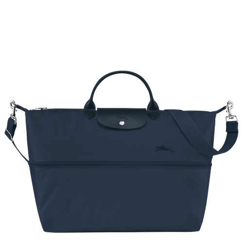 Le Pliage Green Travel bag expandable , Navy - Recycled canvas - View 4 of  5
