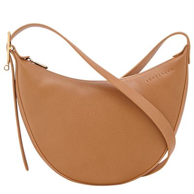 Le Foulonn&eacute; S Crossbody bag , Pecan - Leather