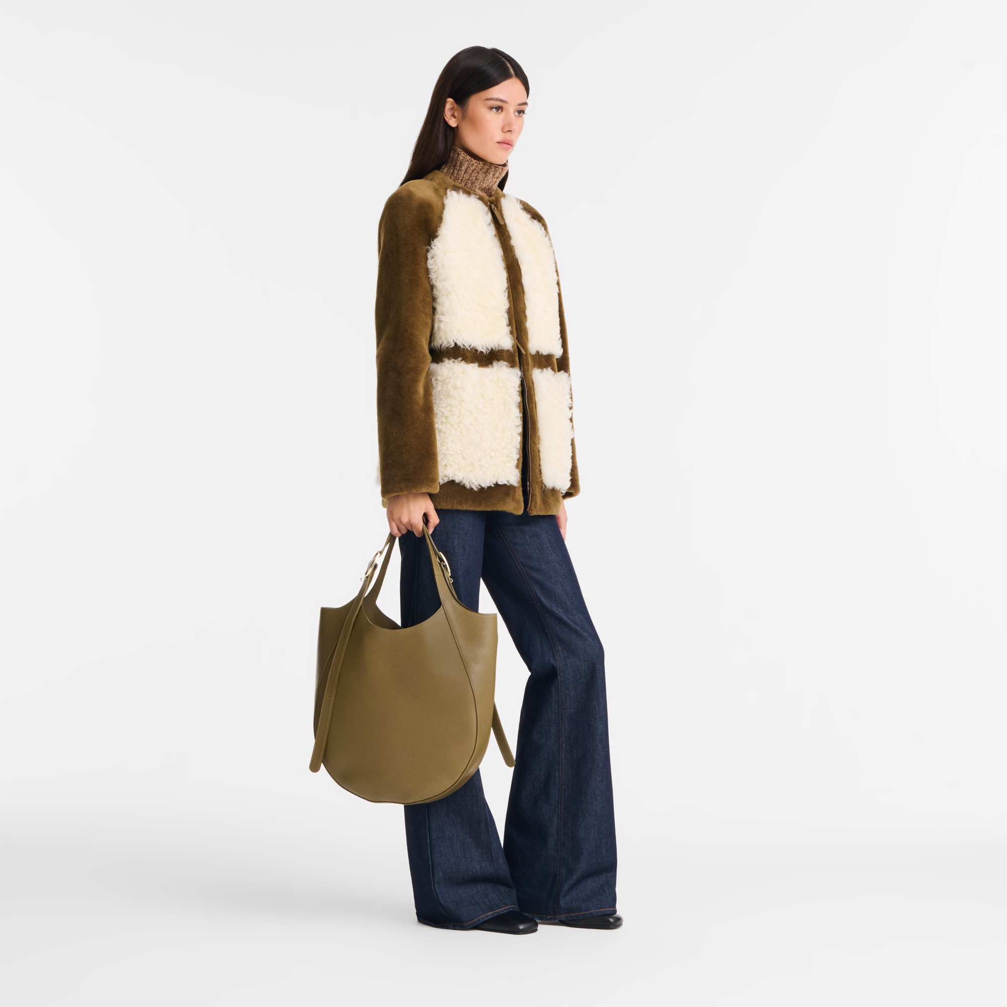 Le Foulonn&eacute; Tote bag XL, Caper