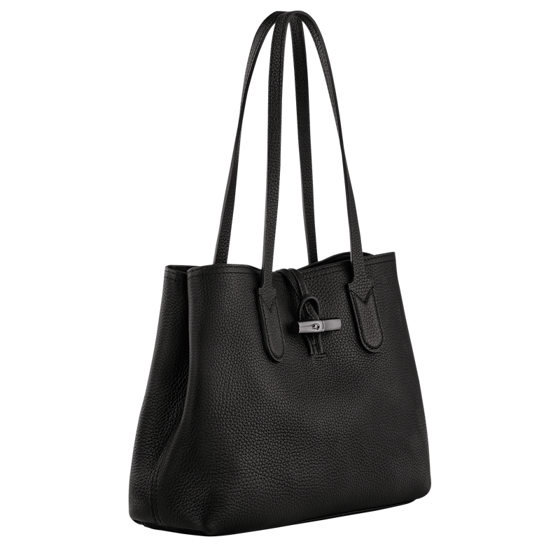 Longchamp roseau sales small leather tote