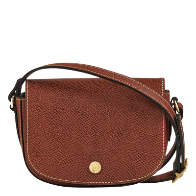 Épure XS Crossbody bag , Brown - Leather