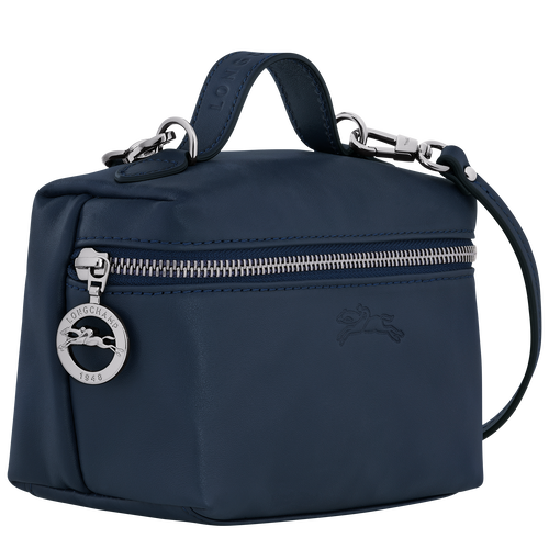 Le Pliage Xtra XS Vanity , Navy - Leather - View 3 of  5