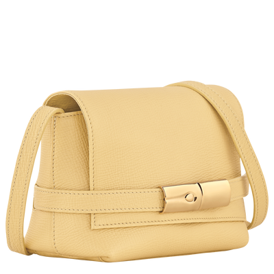 Le Smart S Crossbody bag , Hay - Leather