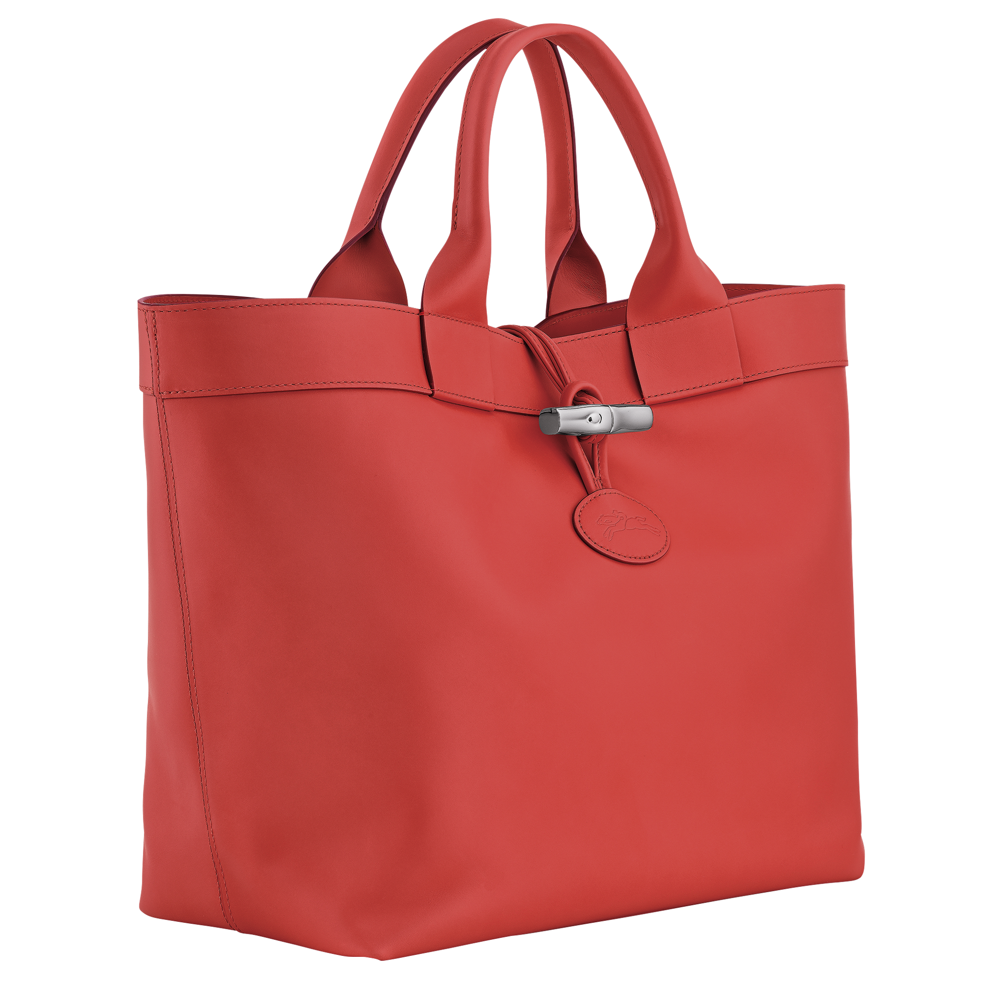Tote bag L, Red/Navy - View 3 of
6 - zoom in Le Roseau Tote bag L, Red/Navy