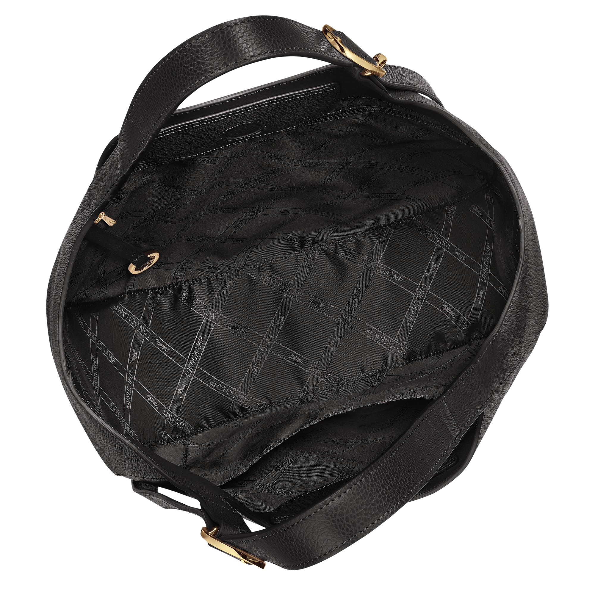 Le Foulonn&eacute; Tote bag XL, Black