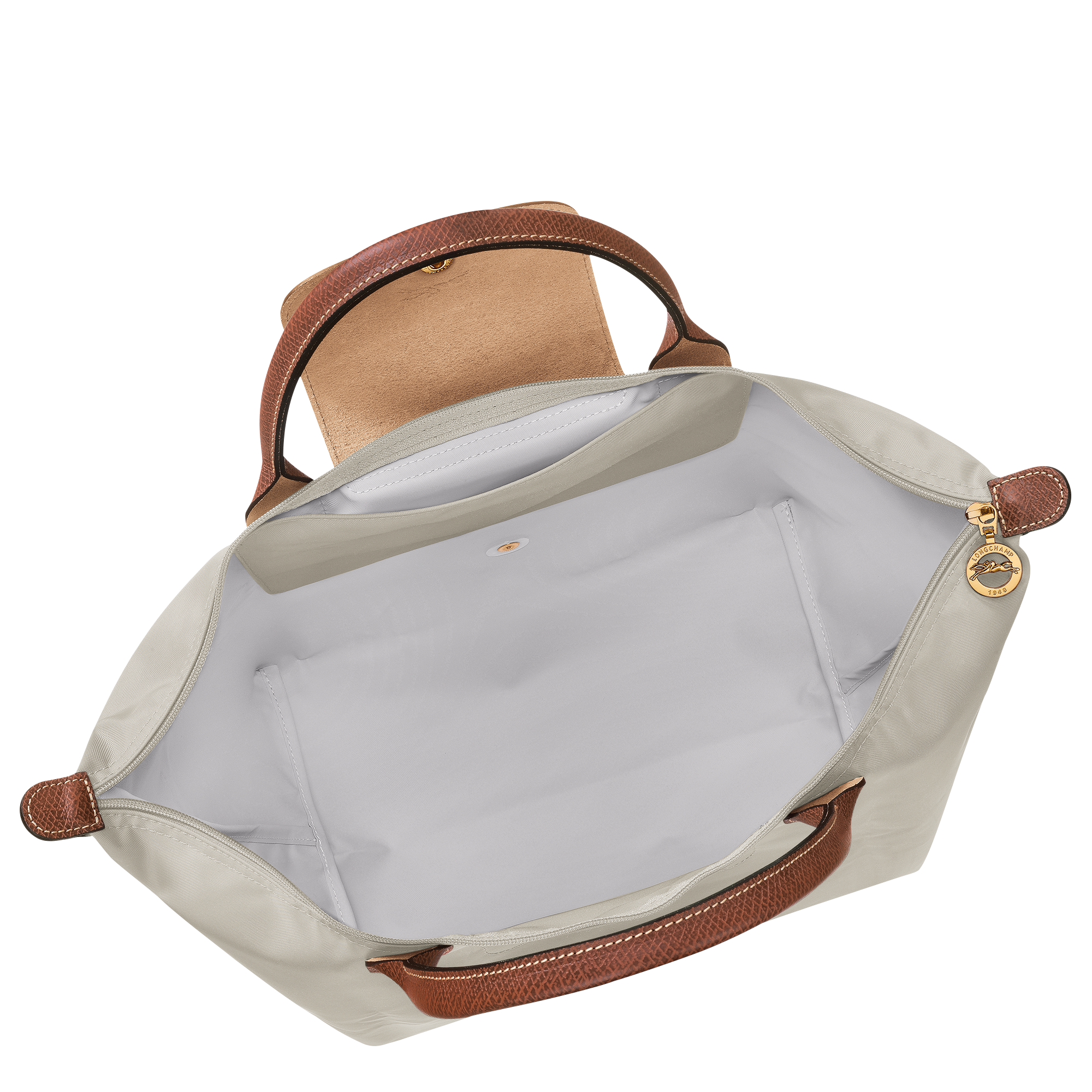 Le Pliage Original Handbag M, Pebble