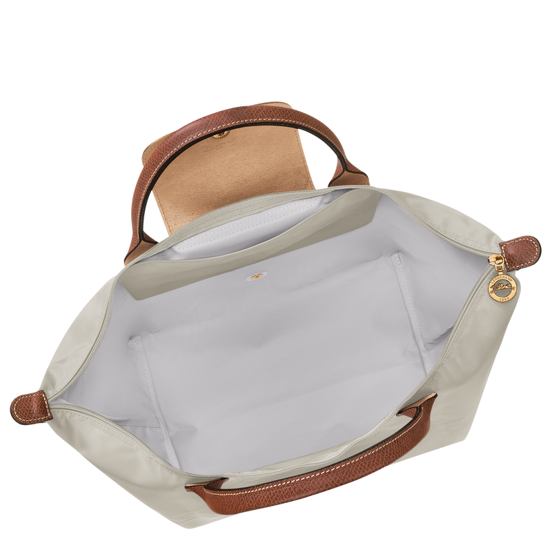 Le Pliage Original M Handbag , Pebble - Recycled canvas  - View 4 of  6